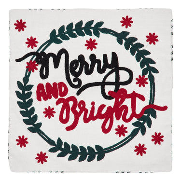 Black Plaid Merry & Bright Pillow Cover 18x18 VHC Brands - The Fox Decor